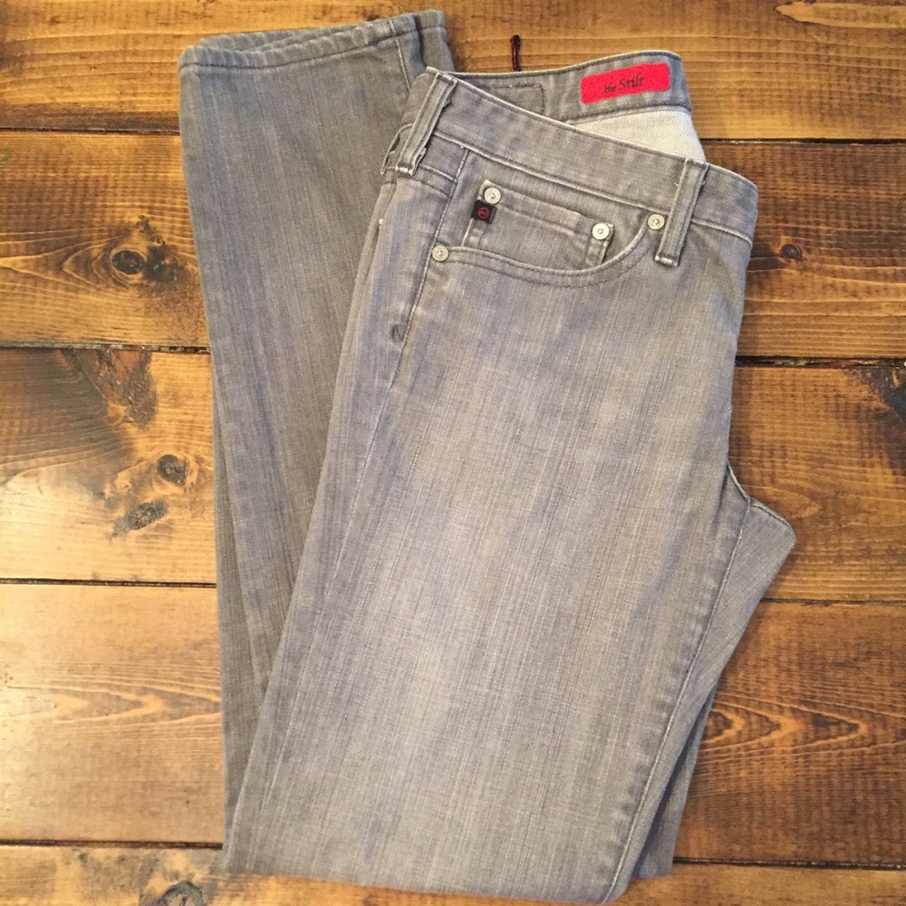 AG Adriano Goldschmied The Stilt Gray Skinny 28